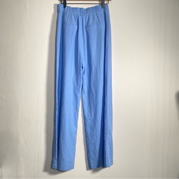 Abercrombie & Fitch Blue Two Piece Matching  Crop Top + Wide Leg Pants Medium - Picture 10 of 15
